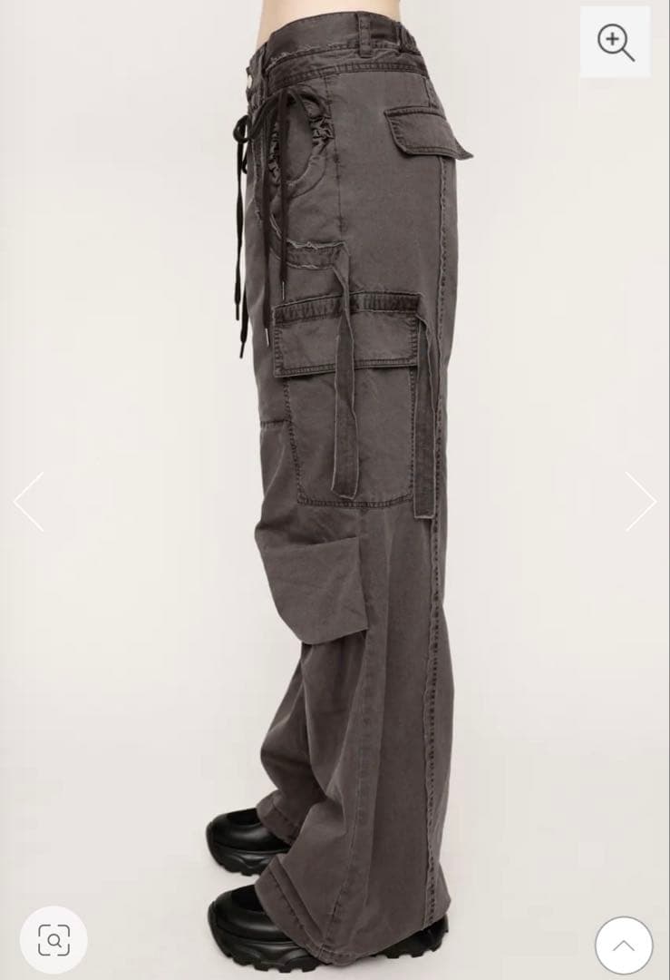 SLY タックワイドウーブンパンツ