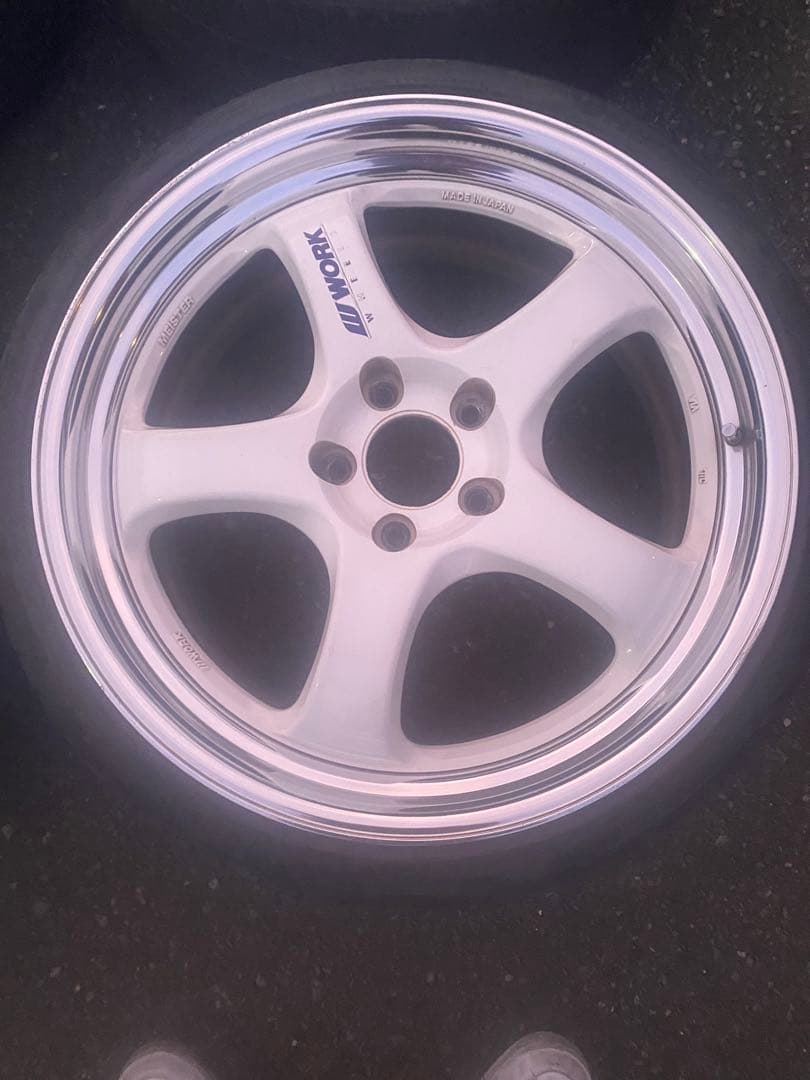 希少ホワイトワークマイスターS1R19インチ　4本セット　　　タイガ