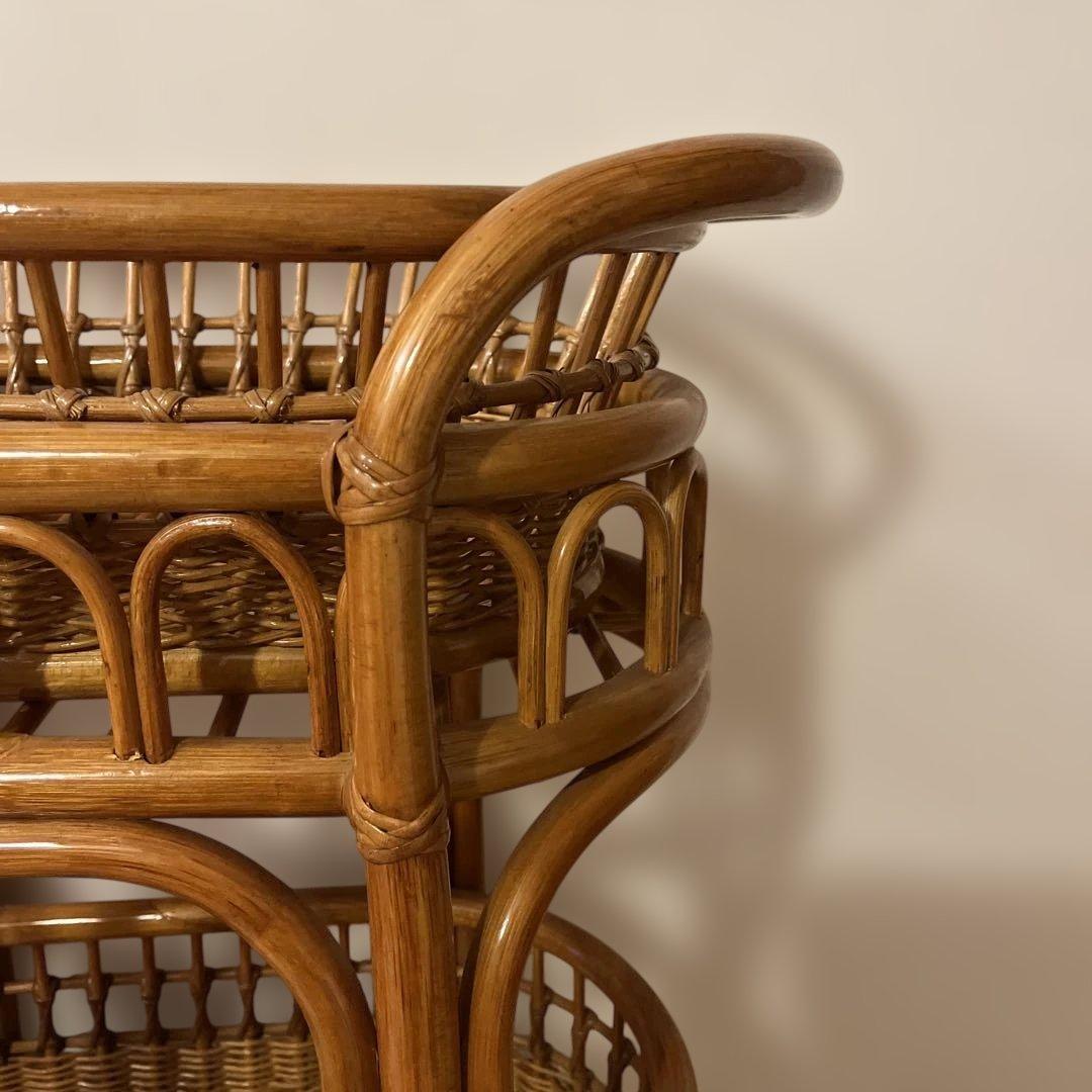 ナチュラル天然素材◾️籐ラタン製 脱衣籠 脱衣かご ランドリーバスケット