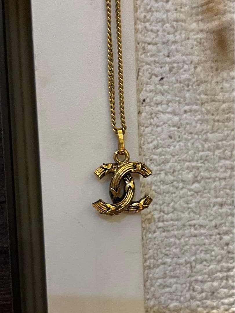 CHANEL ヴィンテージ　ゴールド　ネックレス　ココマーク　正規品