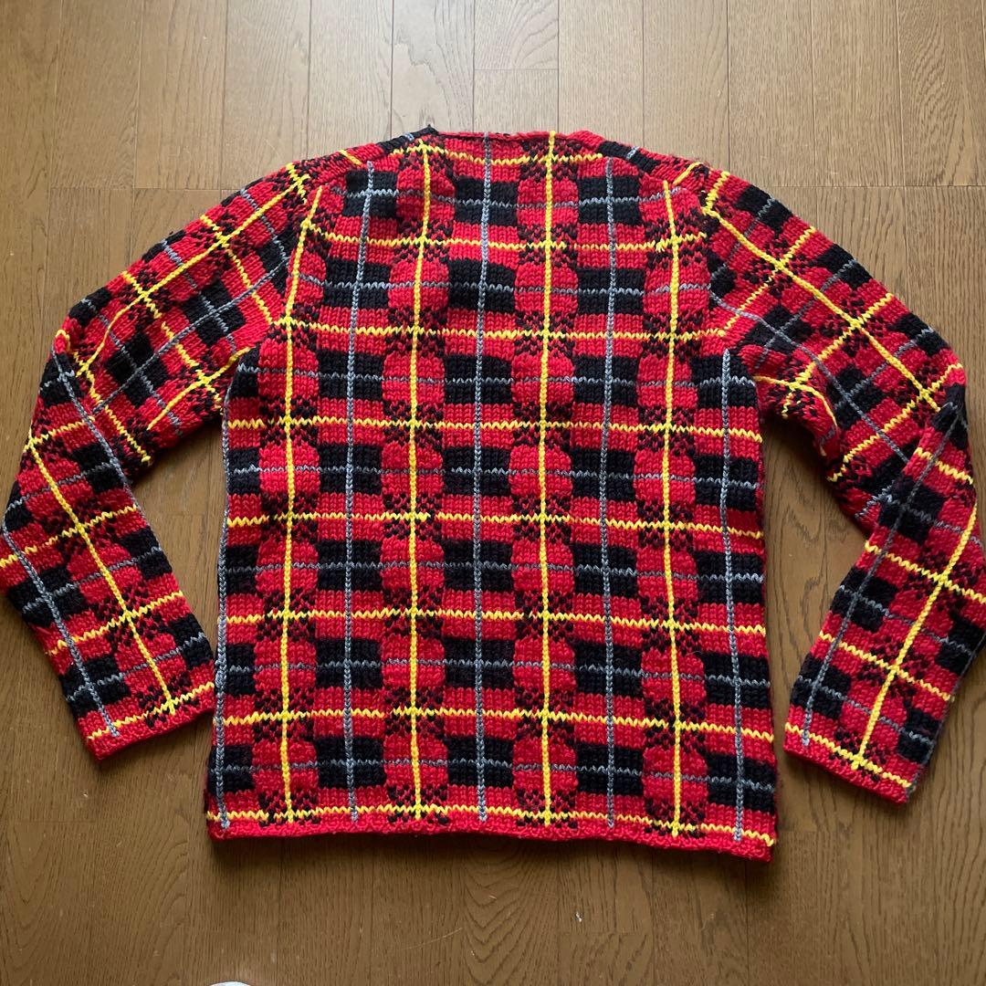 comme des garçons SHIRT Ｖネックデザインニット