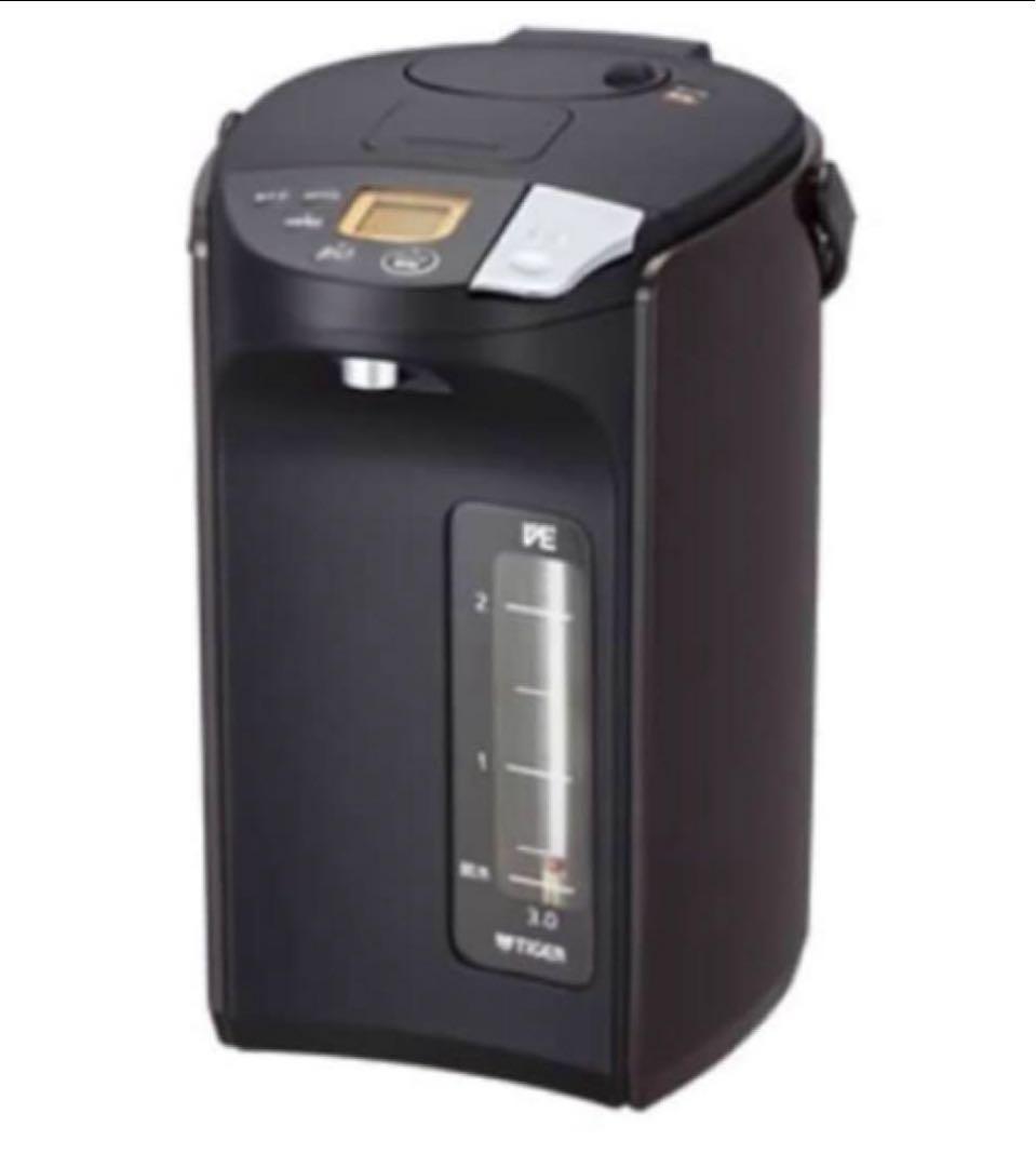 タイガー 電気ポット 蒸気レス VE とく子さん 3.0L ブラウン