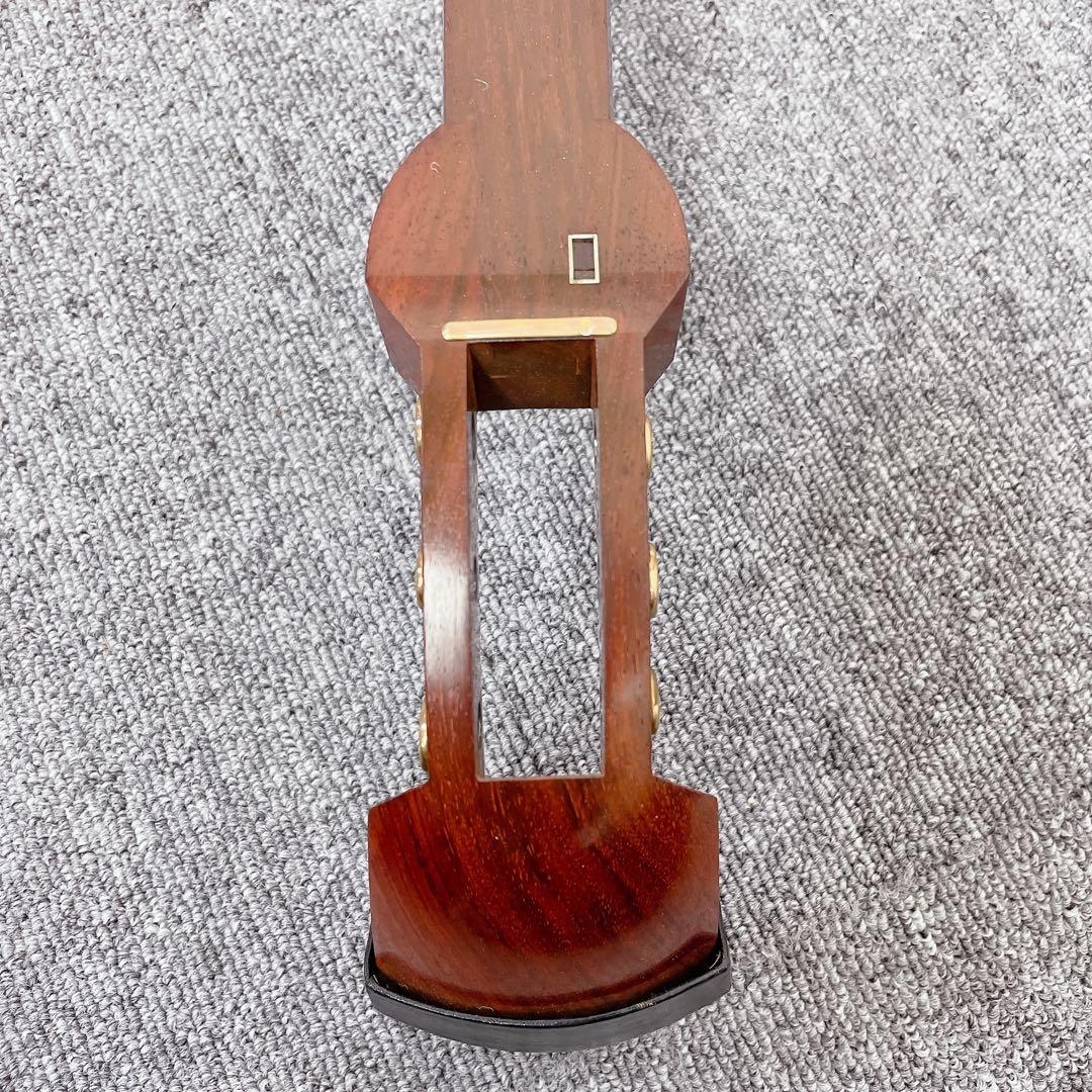 三味線 中棹 一本溝 犬皮 子持ち綾杉胴 紅木 和楽器