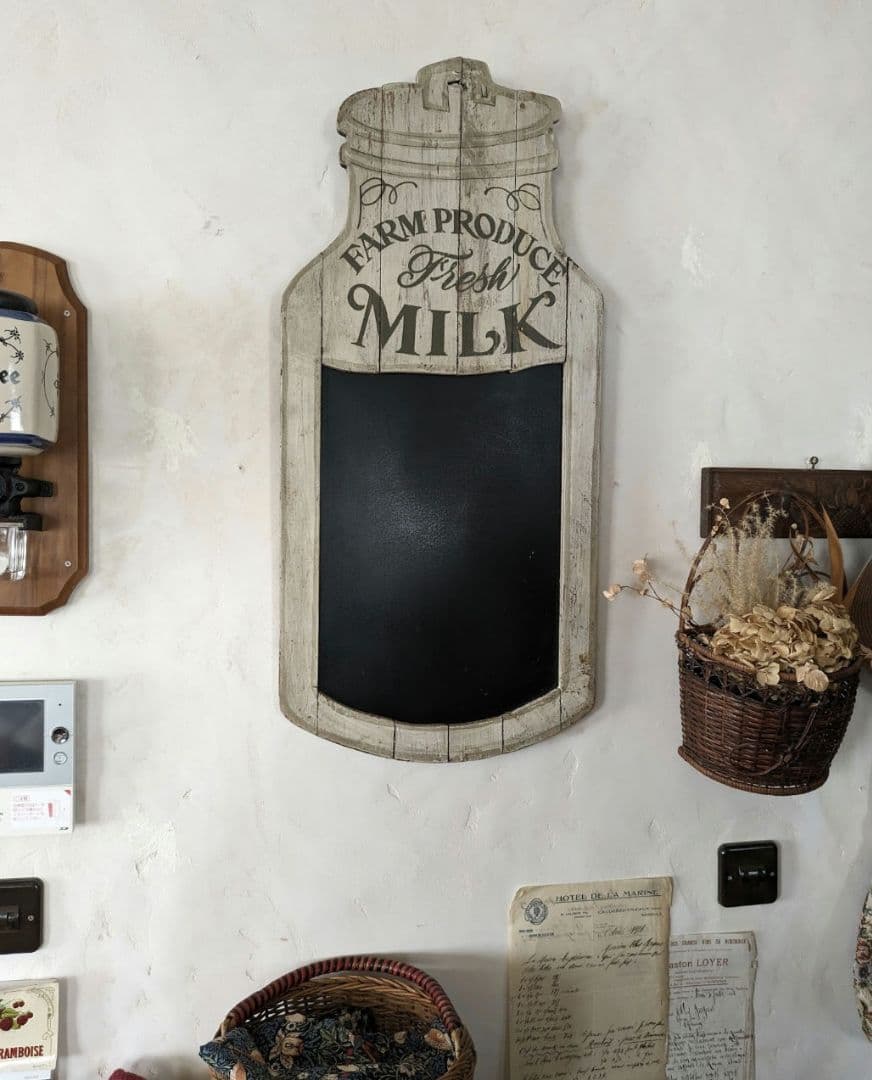 さくぱる　アンティーク ディスプレイボード　黒板