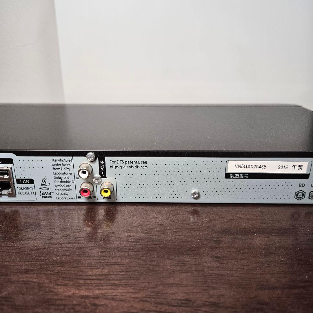 Panasonic DMR-BRW500 ブルーレイレコーダー 必要品フル装備