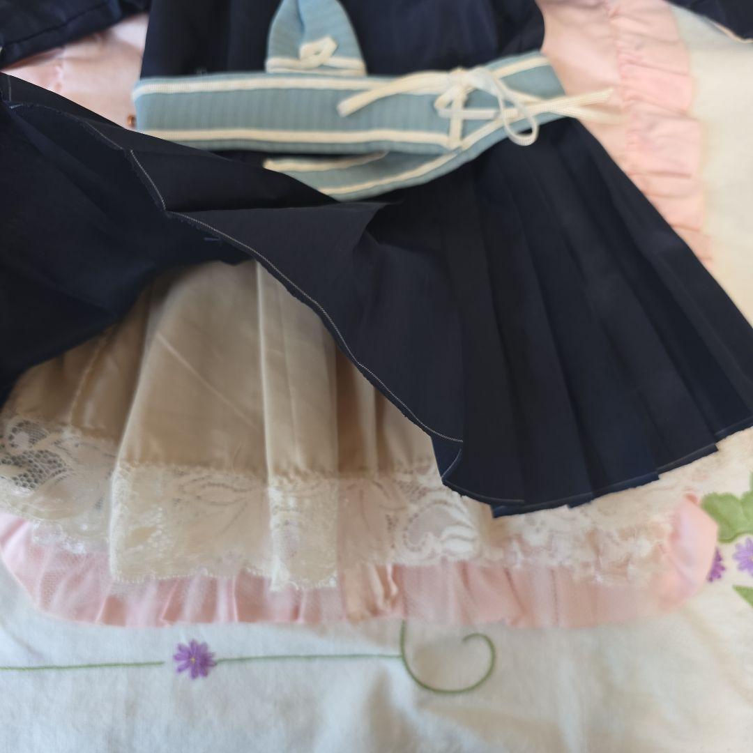 作家様　アンティークビスクドール用　ドレス　シルク　サテン