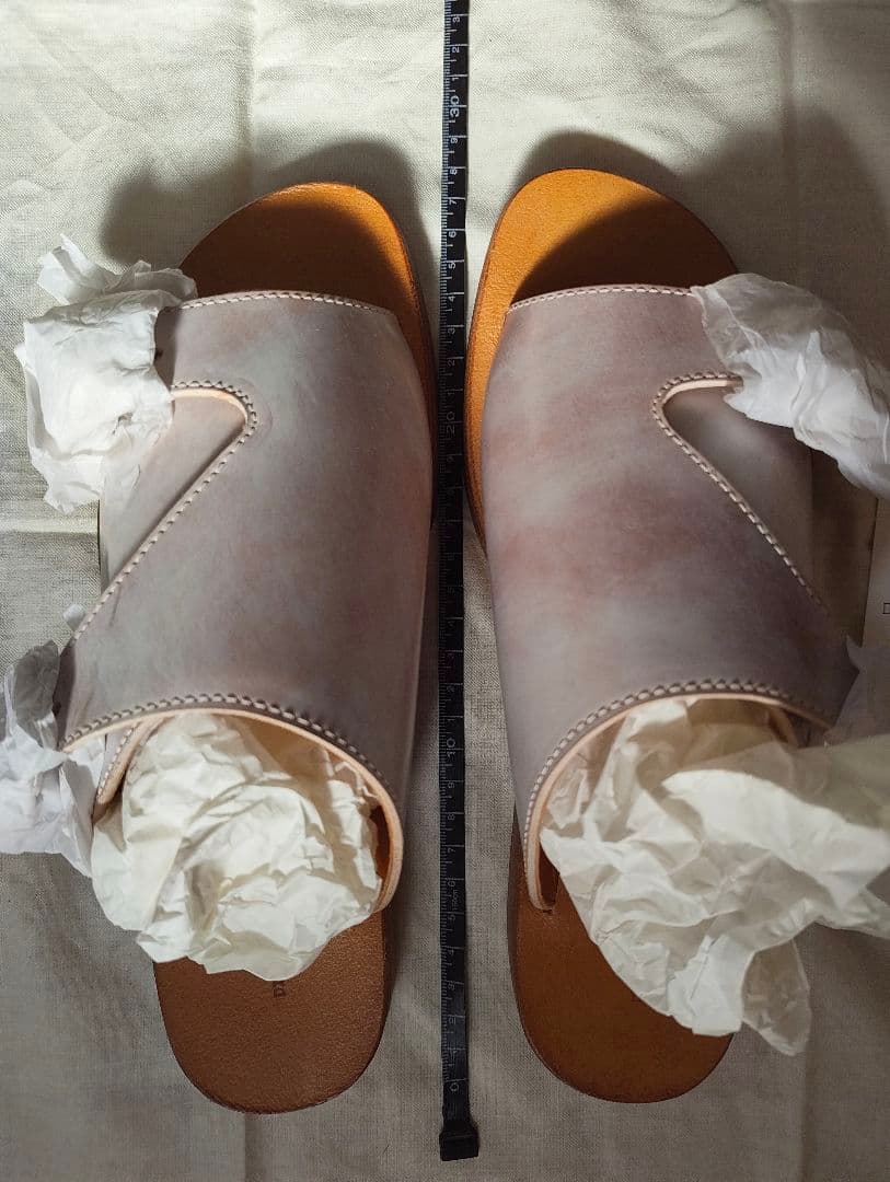 DIMISSIANOS&MILLER 柿の葉別注 ホワイトマーブルサンダル