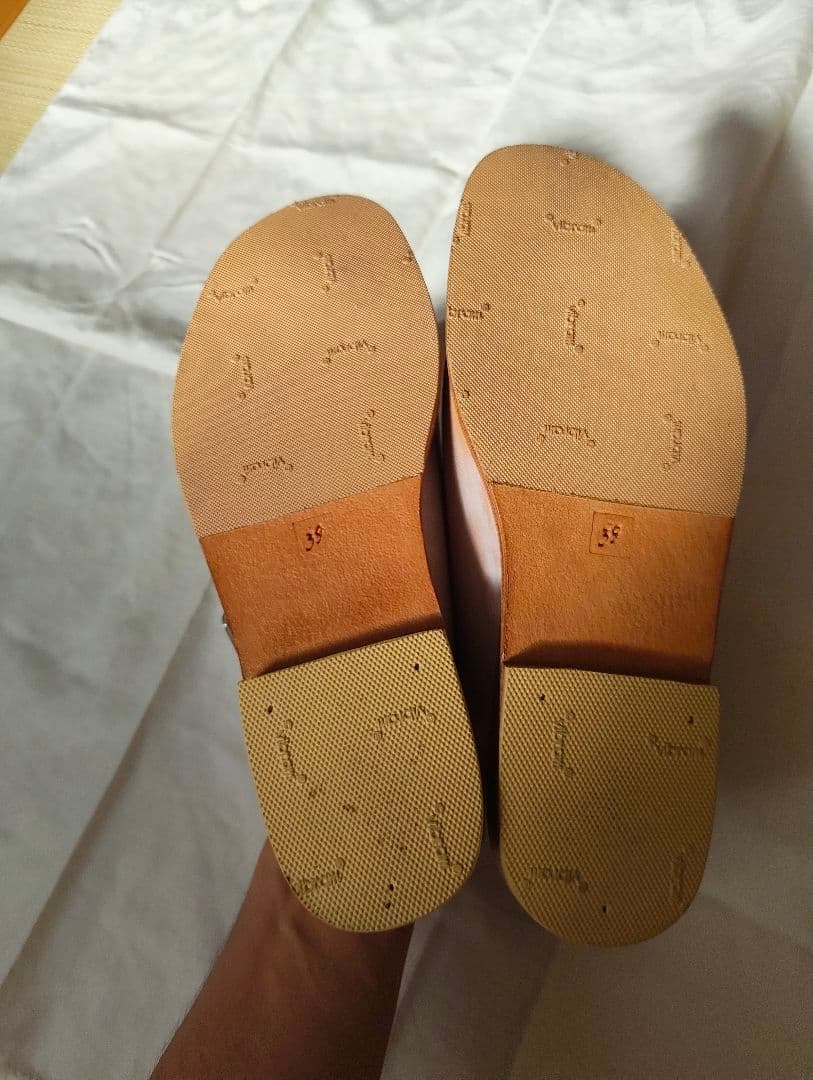 DIMISSIANOS&MILLER 柿の葉別注 ホワイトマーブルサンダル