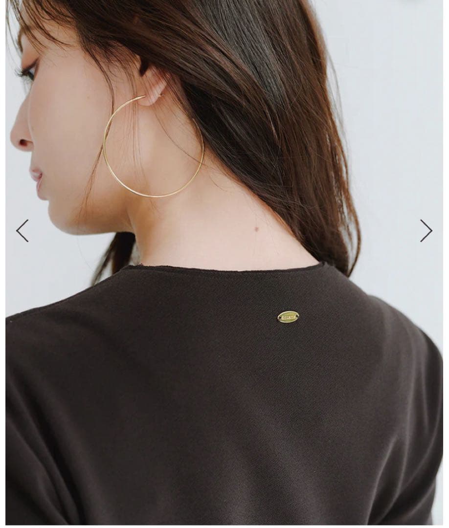 アニュアンス　カットジョーゼットショートカーディガン