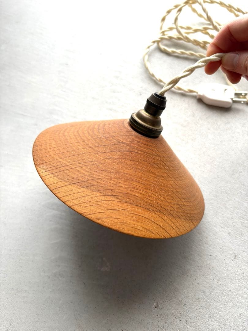 クランクマルチェロkrank marcello ウッドシェード ペンダントライト