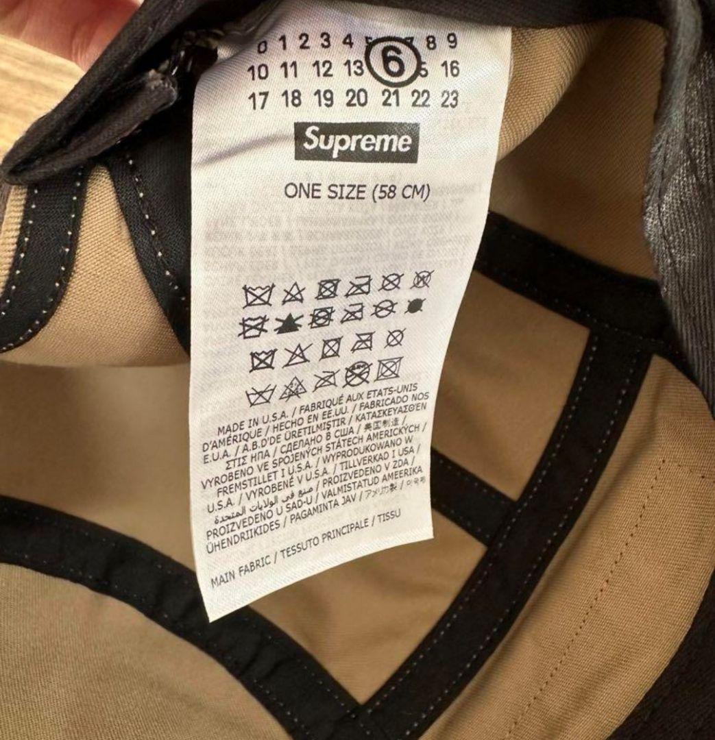 supreme マルジェラ　コラボキャップ