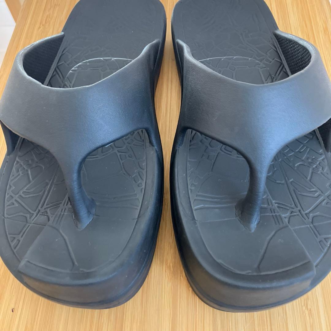 Racbaki ラクバキ イージーサンダル レディースM ブラック 黒