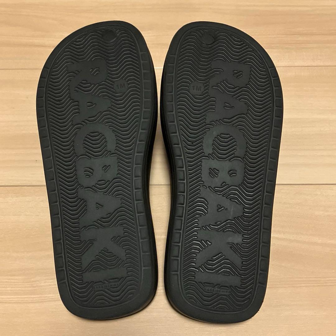 Racbaki ラクバキ イージーサンダル レディースM ブラック 黒