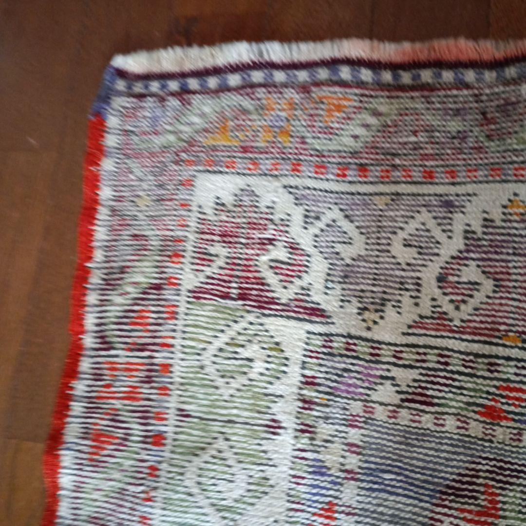 ペルシャ絨毯　トルコ絨毯　トライバルラグ　草木染　アンティーク