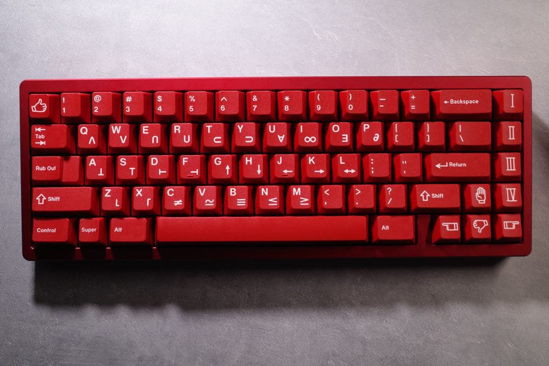 Kalam Kohaku R2 Red　自作キーボード