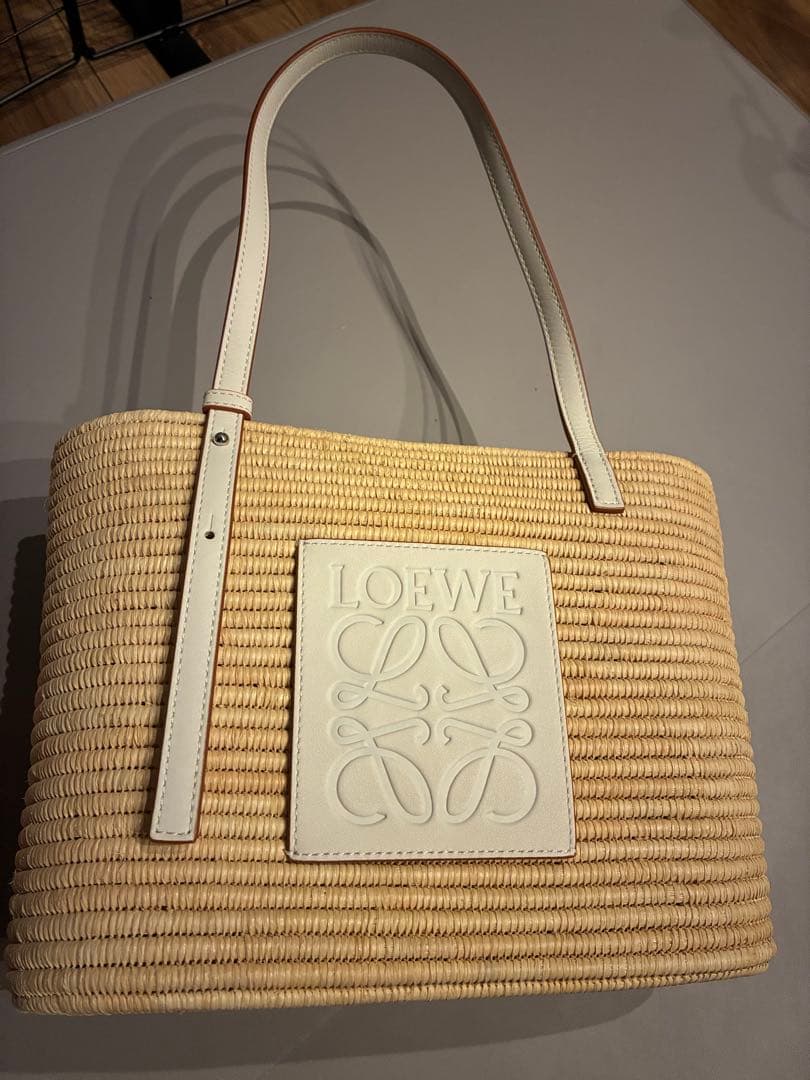 【美品】★値下げ最終★ロエベ スクエア バスケット スモール バッグ