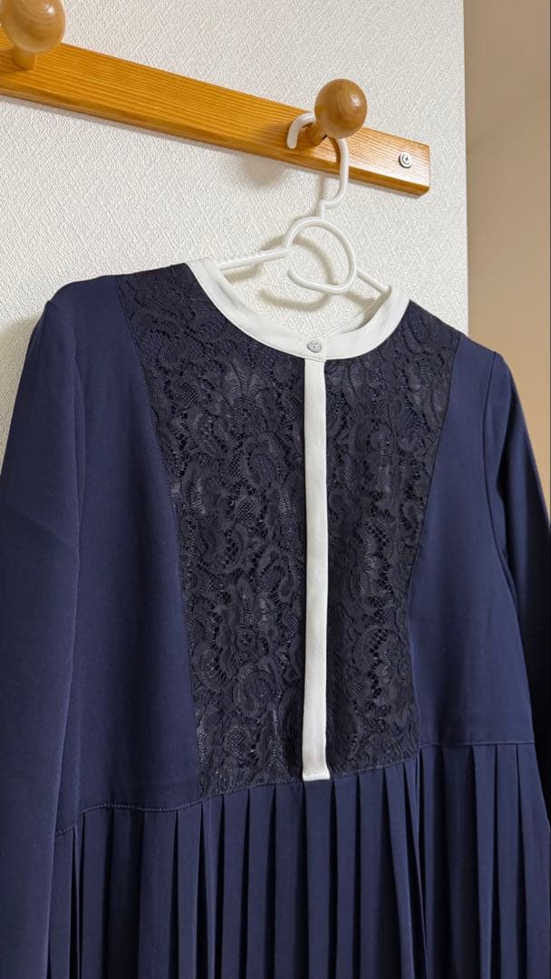 Maison Echelle メゾンエシェル　レースドッキングワンピース　PS