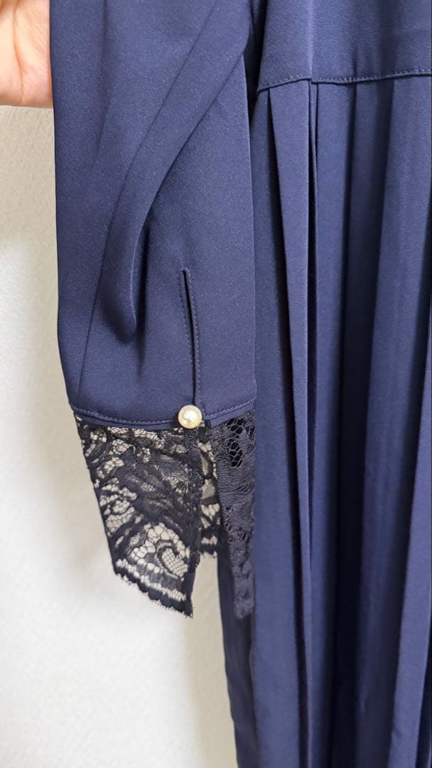 Maison Echelle メゾンエシェル　レースドッキングワンピース　PS