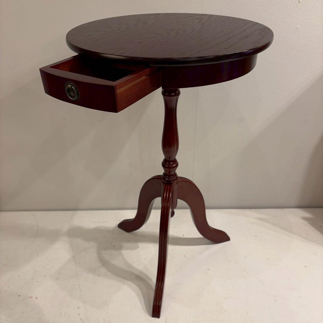 マホガニー 3脚 ティーテーブル　テーブル サイドテーブル カフェテーブル