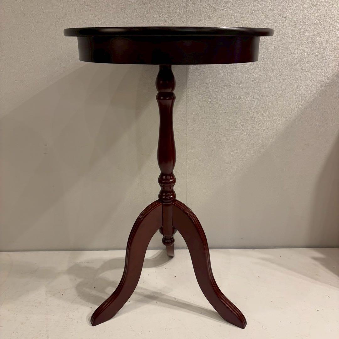 マホガニー 3脚 ティーテーブル　テーブル サイドテーブル カフェテーブル
