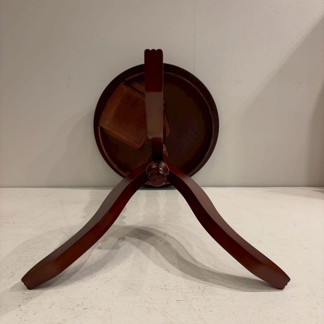 マホガニー 3脚 ティーテーブル　テーブル サイドテーブル カフェテーブル