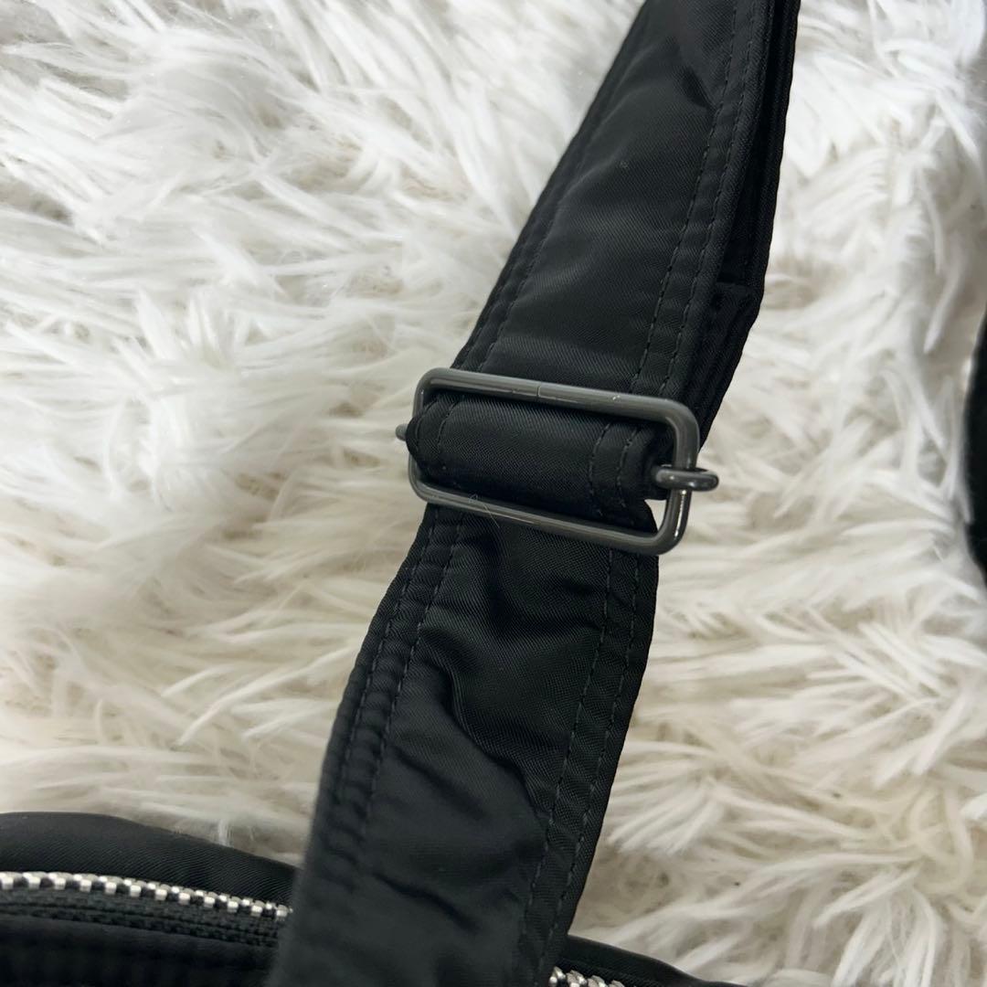 希少・未使用級✨ポーター タンカー 2層式 ショルダーバッグ 廃盤 L 黒