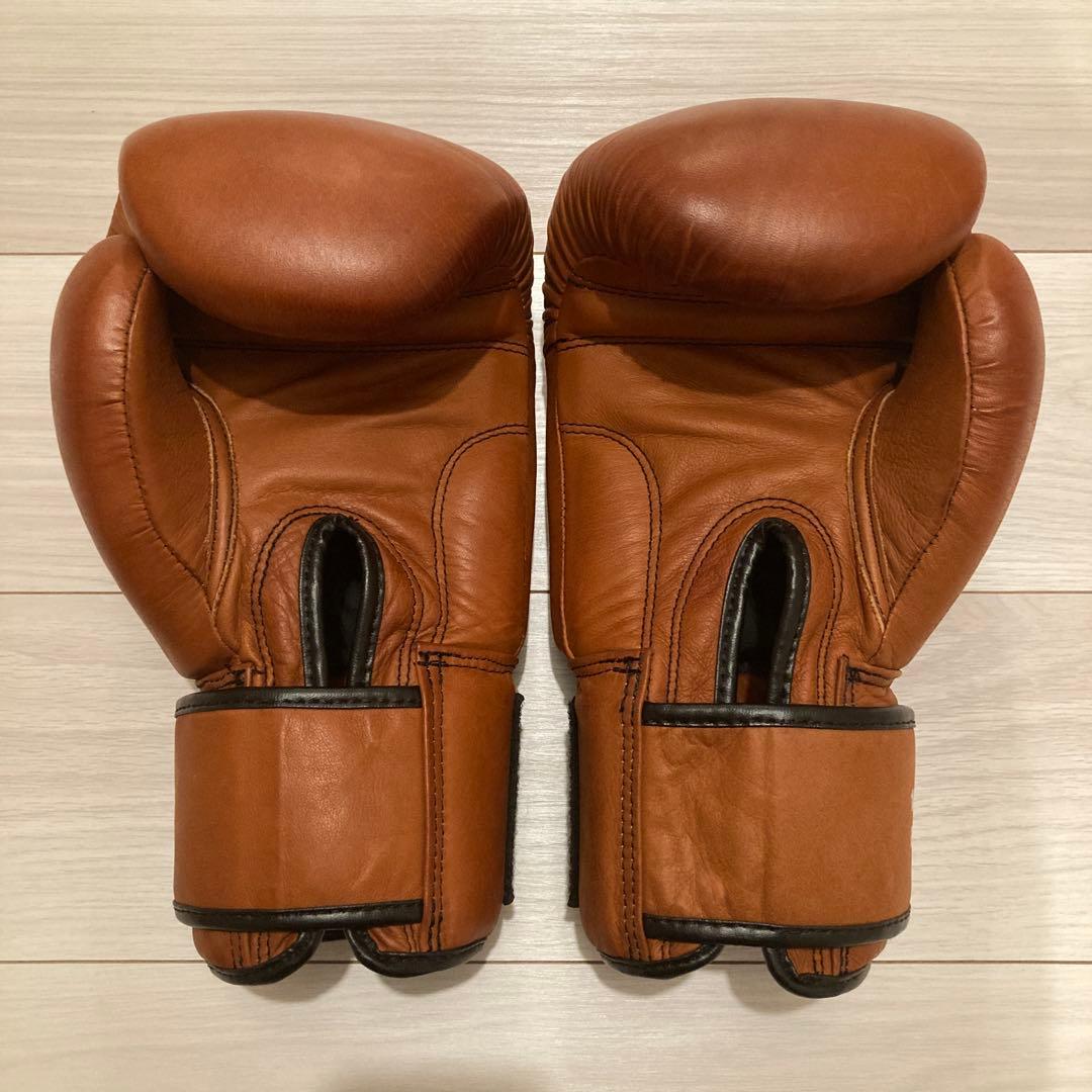 WINDY ボクシンググローブ 16 oz ブラウン　レザー　本革