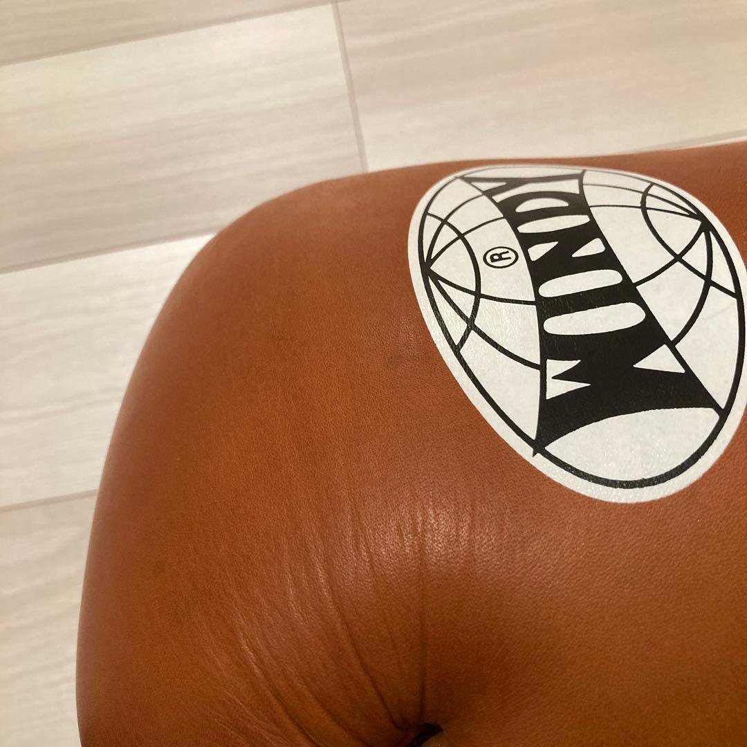 WINDY ボクシンググローブ 16 oz ブラウン　レザー　本革