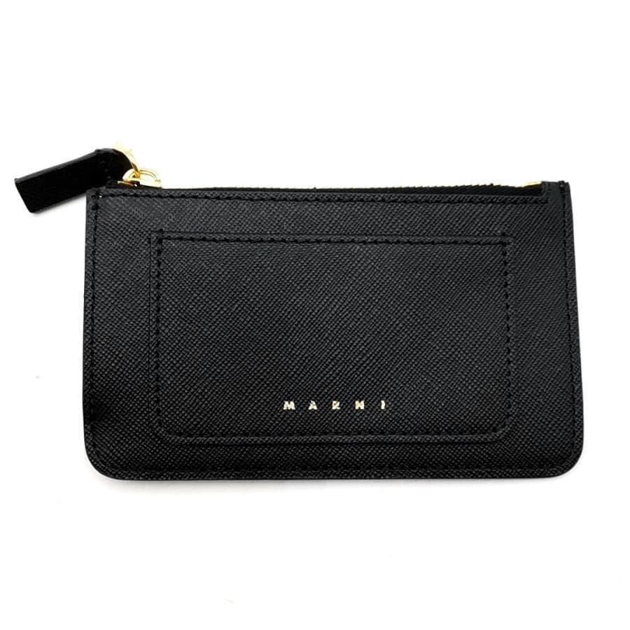 超美品 マルニ MARNI カードケース ミニ財布 伊製 11-25100514