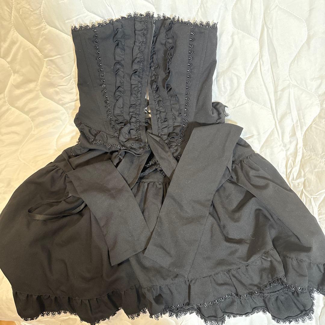 BLACK PEACE NOW コルセット スカート