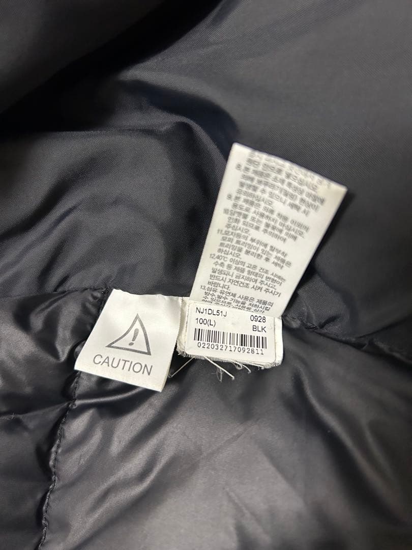 希少ノースフェイス　フリームーブダウンジャケット ブラック　Lサイズ