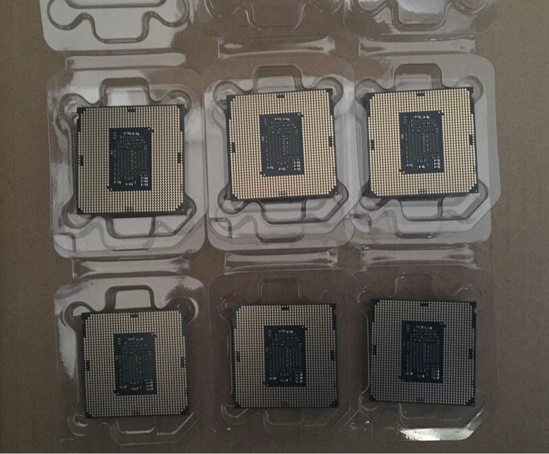 Intel Core i3-9100 CPU 6個セット