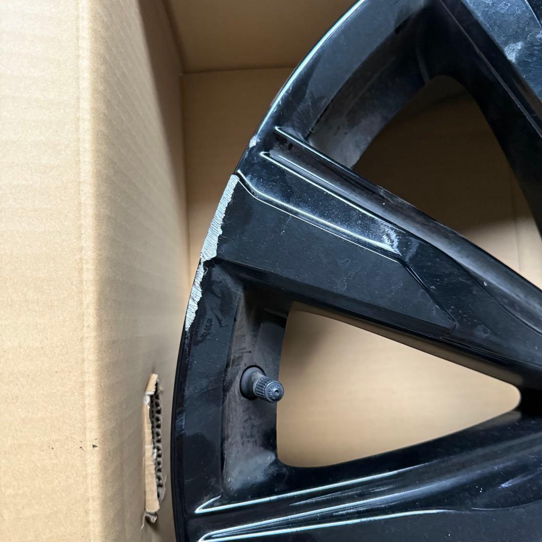 1本　クラウンスポーツ純正　21インチ ブラックホイール 5穴