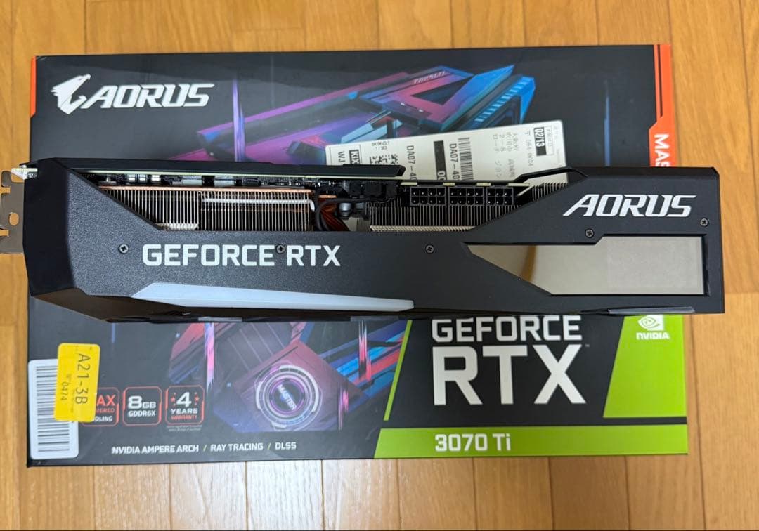 グラフィックボード・グラボ・ビデオカード AORUS GeForce RTX 3070 Ti 8GB