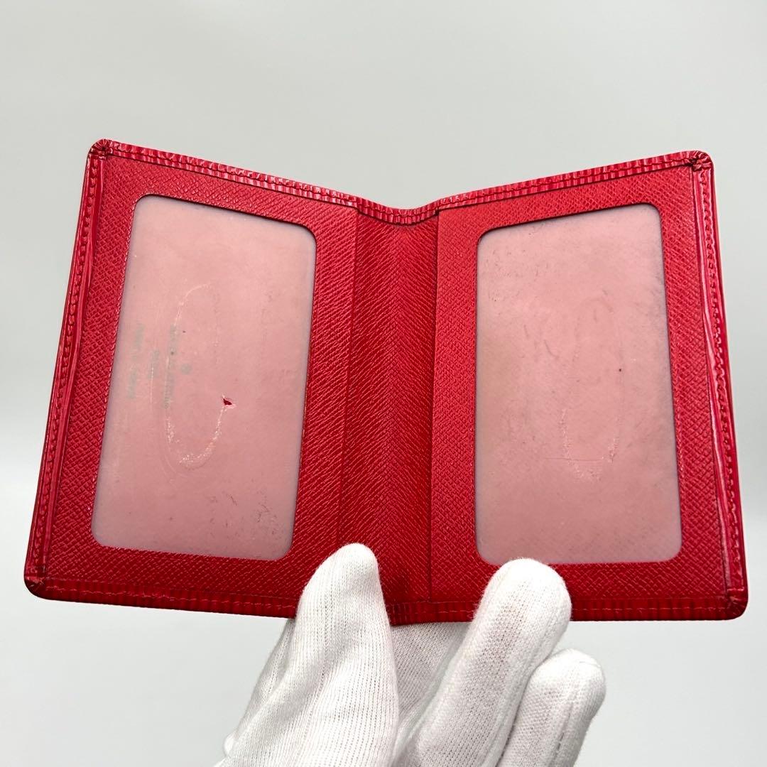 ❣️ルイヴィトン❣️エピ•ポルト2カルトヴェルティカル名刺入れパスケースカードケース