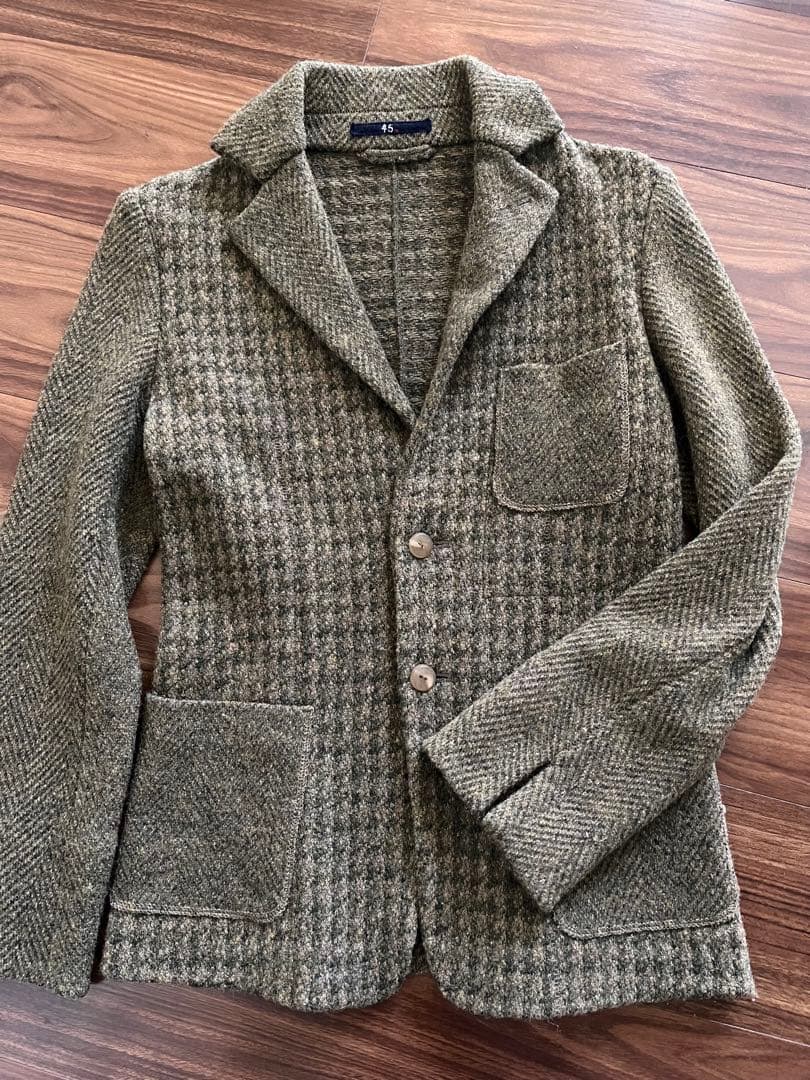 45r シェットランドツイードジャケット　サイズ2