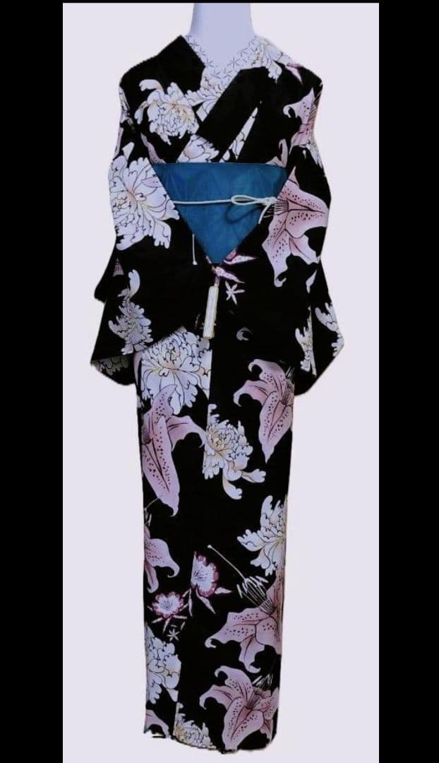 撫松庵　浴衣 セオアルファ 試着のみ　裄丈６８　身丈１６７