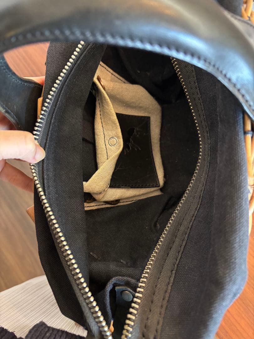 Pretty ⭐︎エバゴスebagos ⭐︎ ファスナー付バスケット　バック