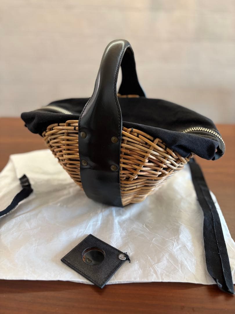 Pretty ⭐︎エバゴスebagos ⭐︎ ファスナー付バスケット　バック