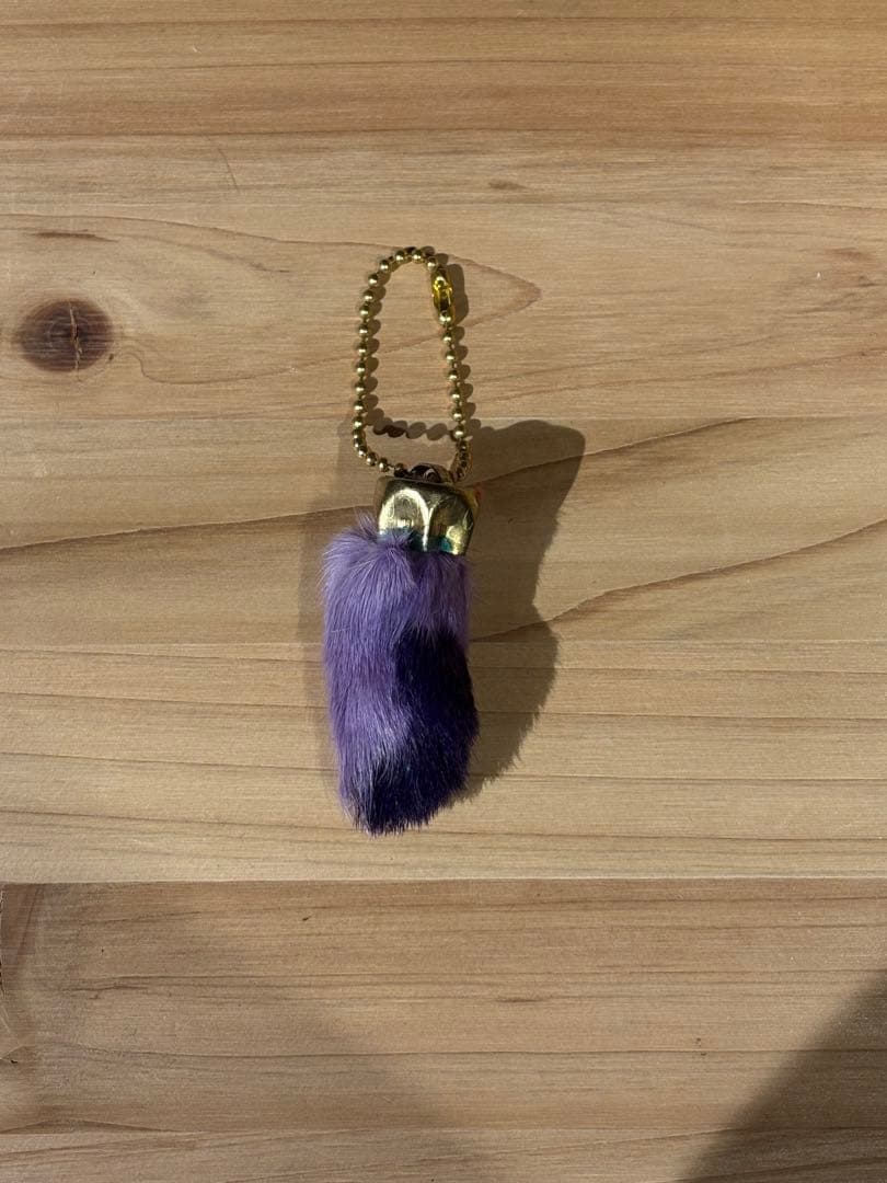 1950s~60s ヴィンテージ ラビットフット キーチェーン USA製 紫