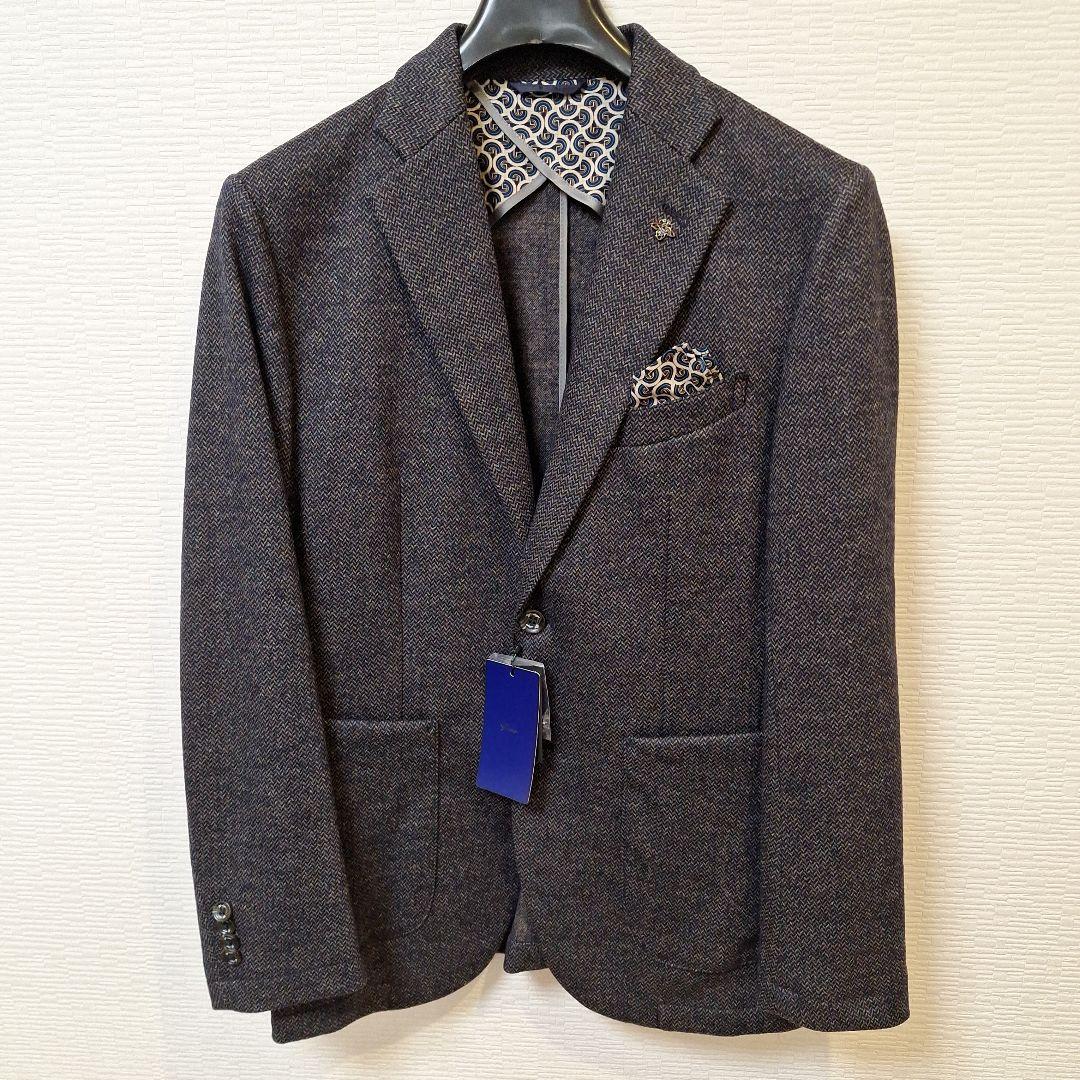 びーさん専用G-STAGE ダークグレー ヘリンボーン ジャケットパンツ上下