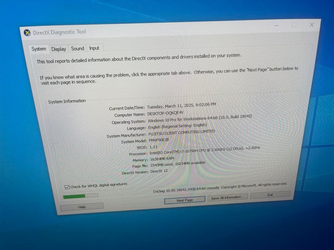 PCスピーカー PC i7-10750H