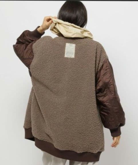 リバーシブルロングMA‐1　ニコアンド