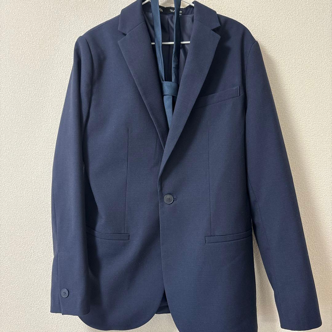 【新品】ZARA テクスチャー　スーツ　ジャケット　セット　140 150