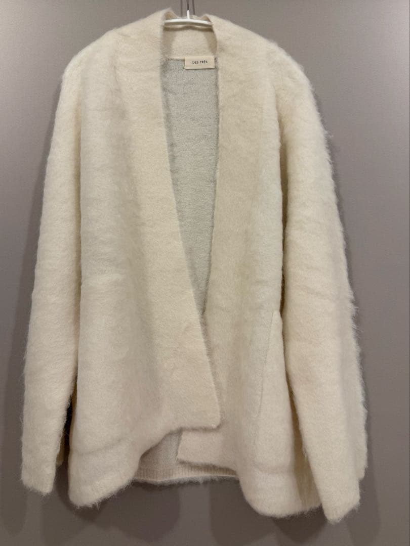 新品DES PRÉS アルパカカーディガン