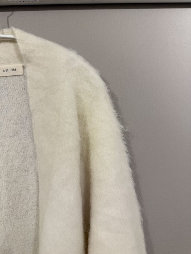 新品DES PRÉS アルパカカーディガン