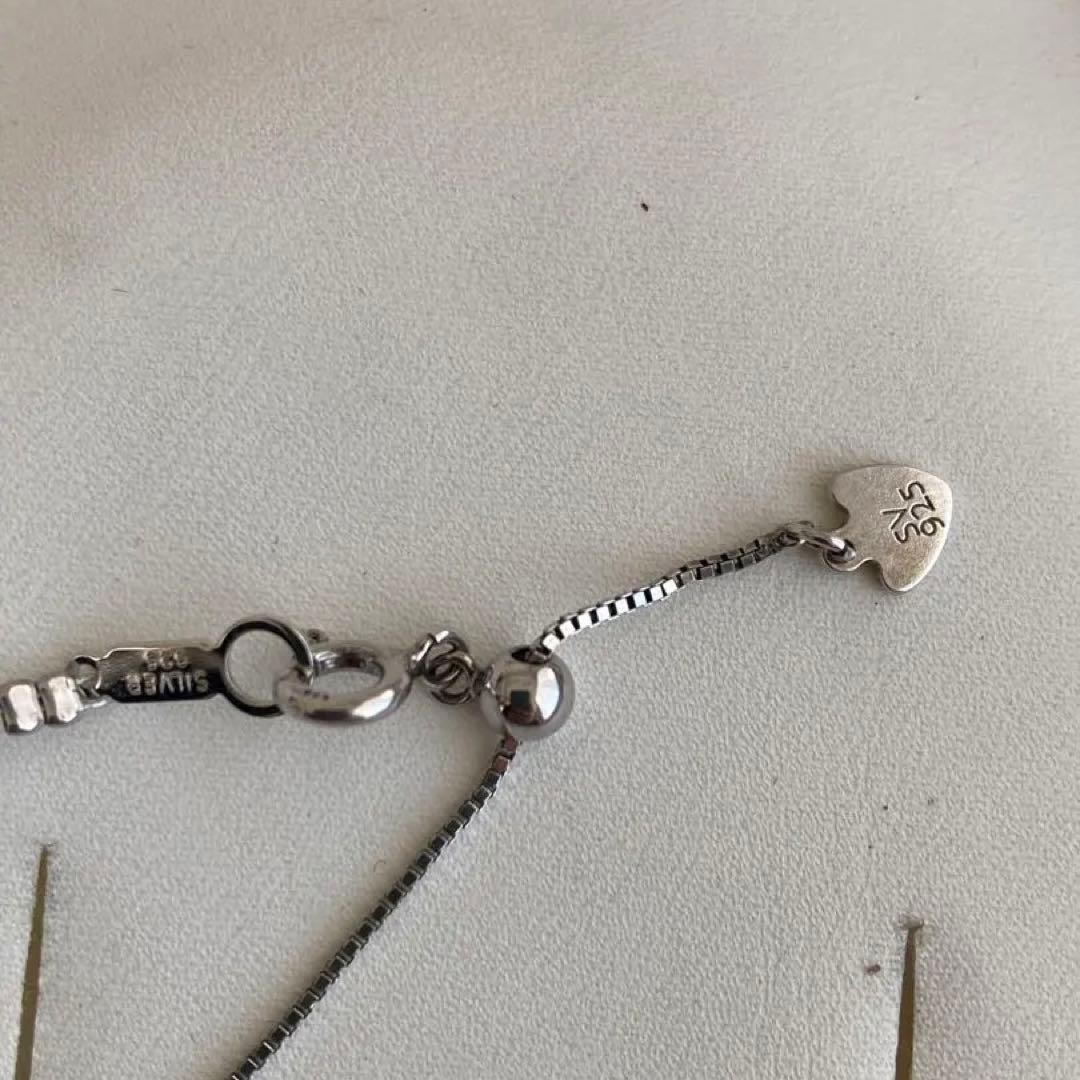 パールネックレス　ケシパール　アコヤ　本真珠　刻印 ナチュラルグレー　天然　SV