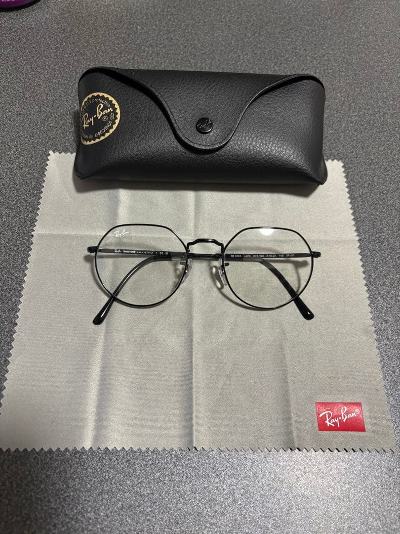 木村拓哉モデルray-ban RB3565 jack 調光transitions