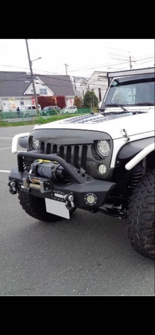 さ*ー様 JKラングラー パラマウント 前後バンパー サイドステップ LEDライ