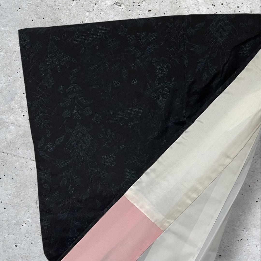 so271 洗える着物 大島紬風 小紋フルセット 身丈155裄丈64.5